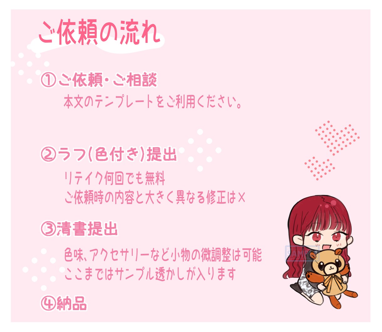 かわいいデフォルメイラスト描きます 2次元から3次元までかわいくデフォルメ化！ イメージ4