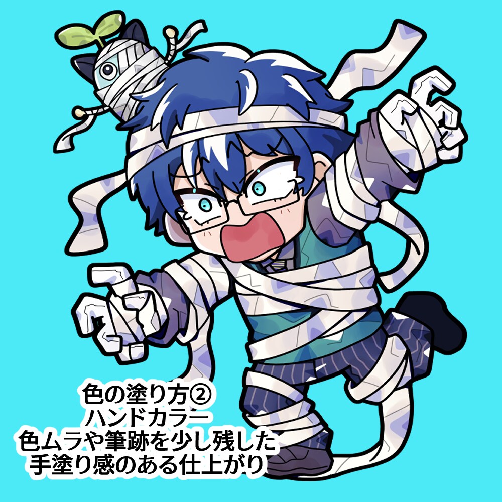 映えるちびキャラ描きます Vshojo、海外有名ストリーマーへの実績あり！ イメージ6
