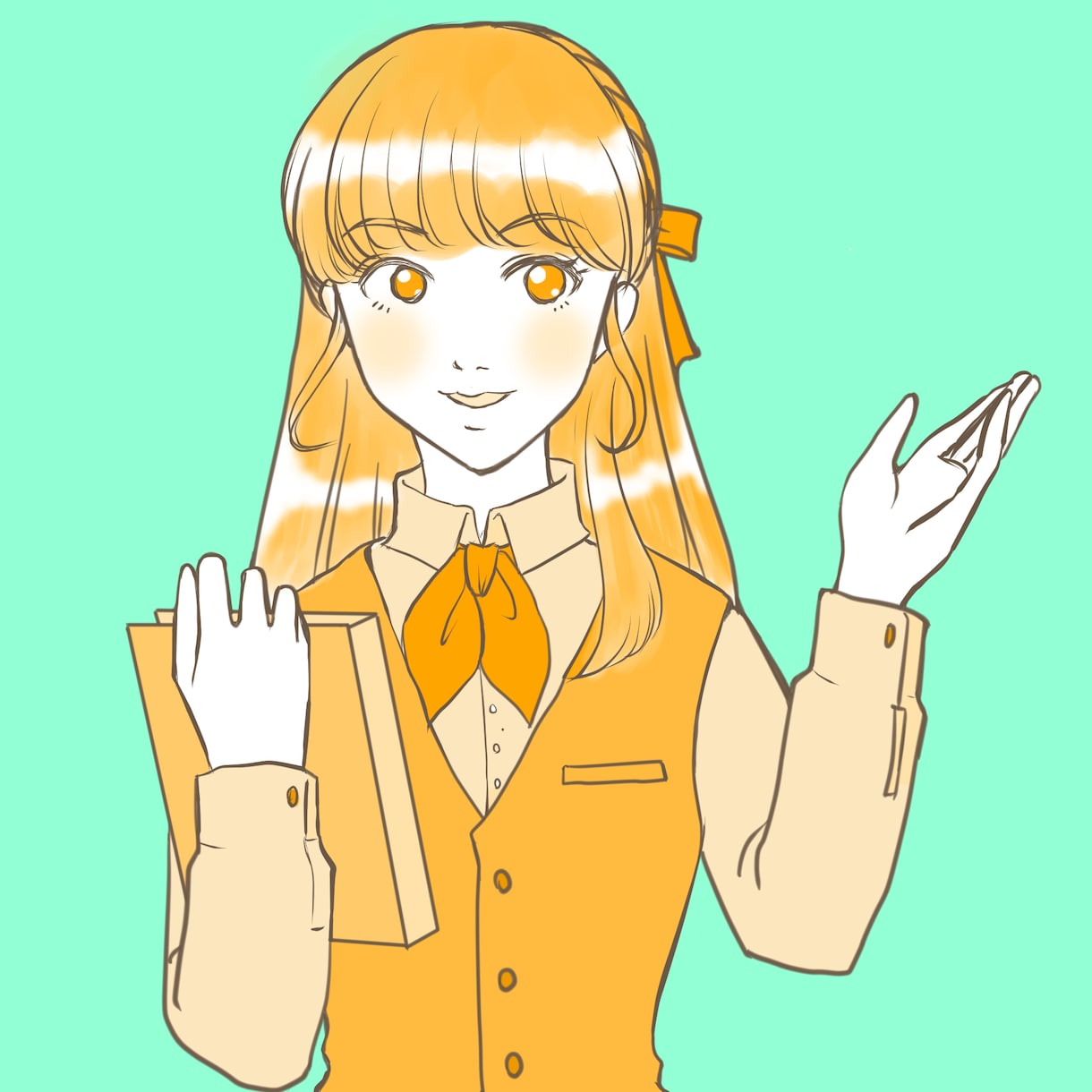 シンプルで使いやすいイラストお描きします 清潔感のあるイラストから萌えイラストまで対応します。 イメージ2