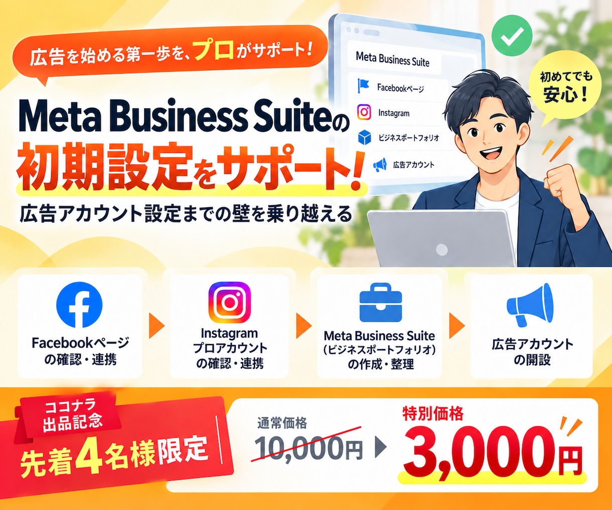 Business Suiteの設定をサポートします 先着４名様限定｜通常価格1万円→3,000円で対応いたします イメージ1