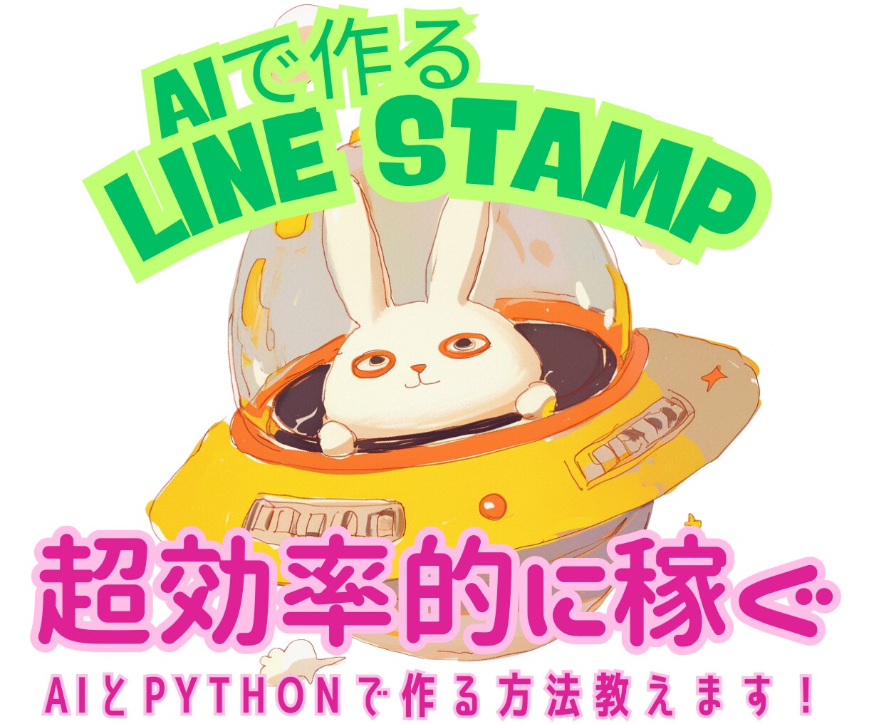 AIとLINEスタンプで自動で稼ぐ方法を教えます 画像もテロップも完全自動生成！スタンプ作成をAIで超効率化！ イメージ1