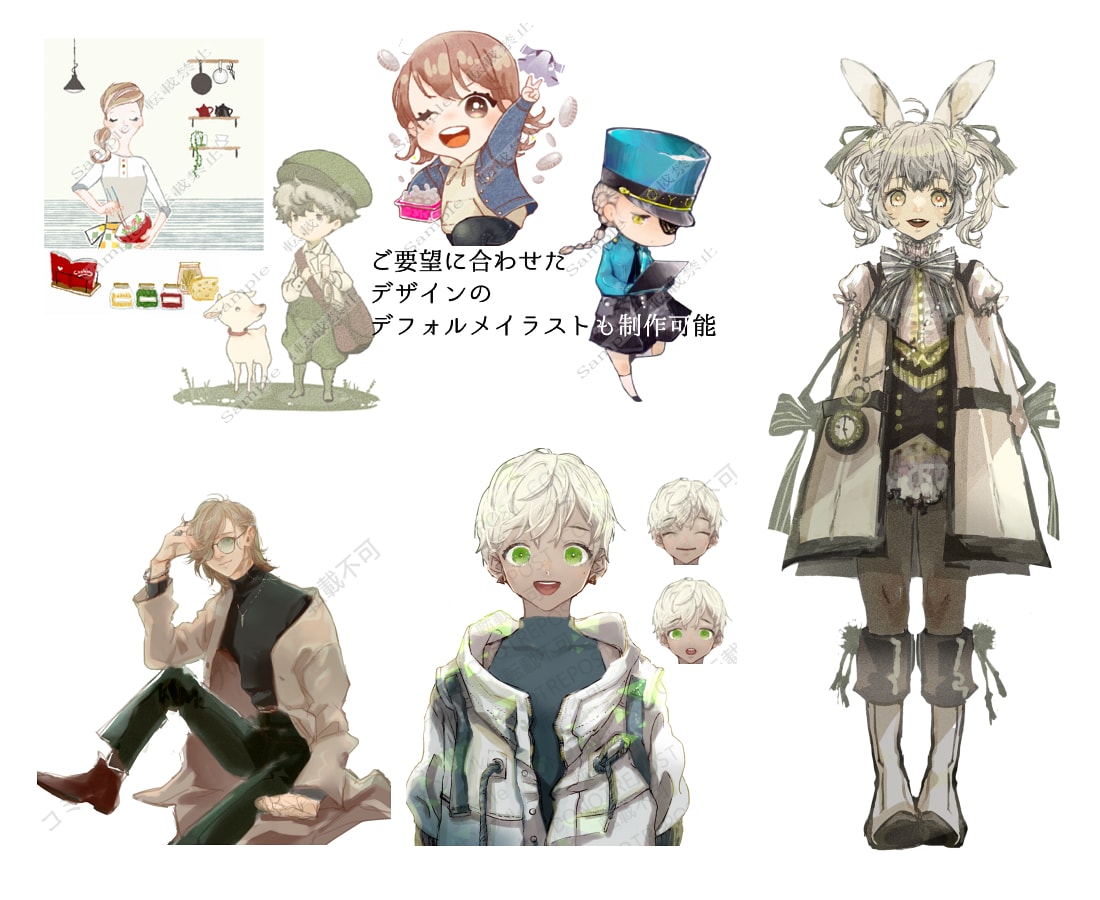 儚げで優しいイラスト描きます TwitterやYouTubeなどで使えるアイコンやヘッダー イメージ5