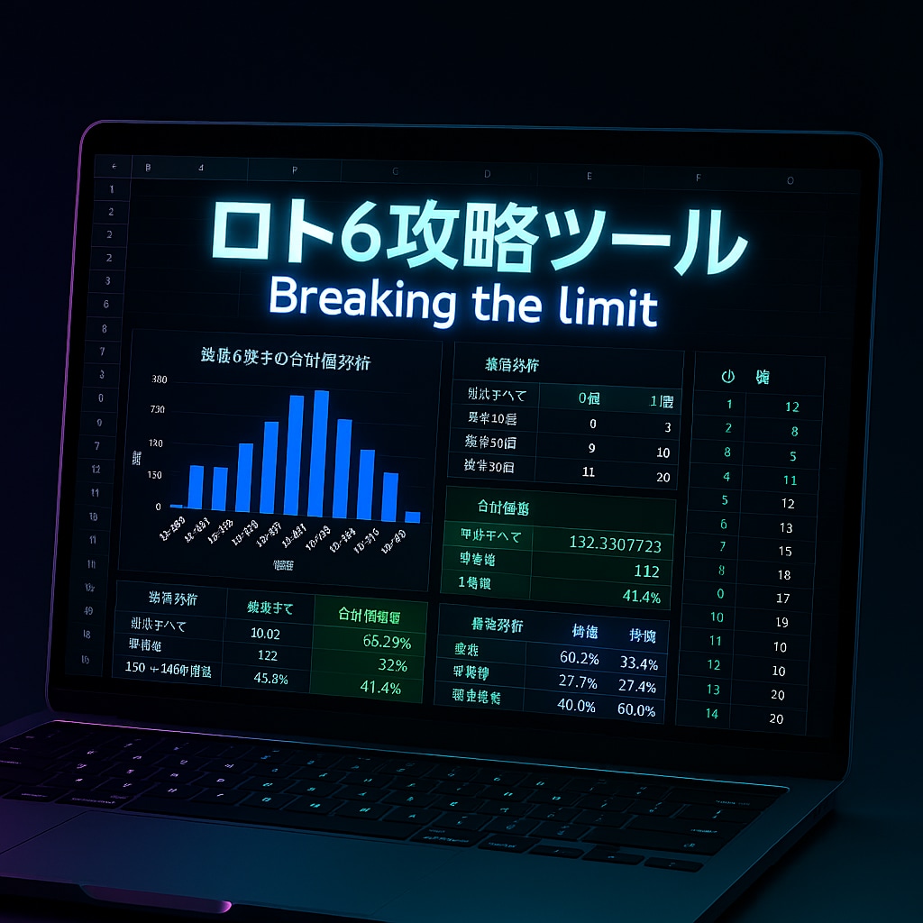 12月末まで大特価！ロト6攻略ツールを提供します 確率思考を追求した野良サラリーマンの最高傑作 イメージ1