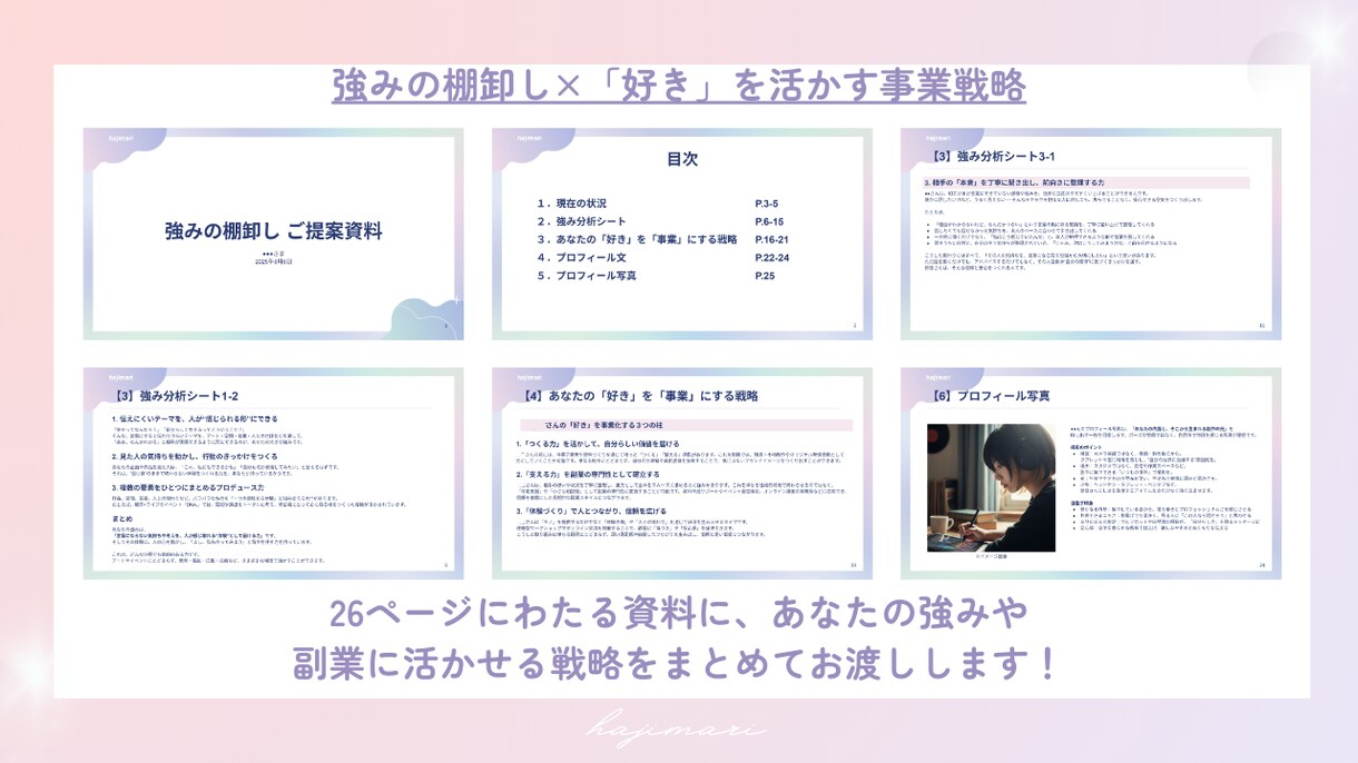 強み発見 × 副業設計！ゼロから一緒に考えます モヤモヤを整理して、自分らしい副業の一歩へ イメージ2