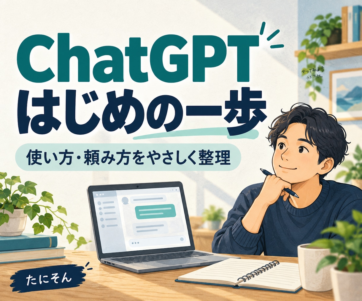 ChatGPTに何を頼めばいいか整理します 非エンジニアでも大丈夫、頼み方を一緒に考えます イメージ1