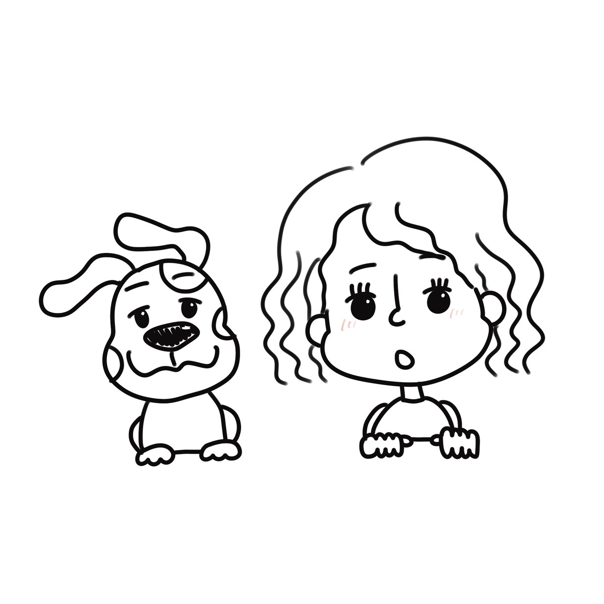 ゆるめのイラスト３つ描きます お子様が喜ぶイラスト、力の抜けたゆるめのイラスト得意です！ イメージ3