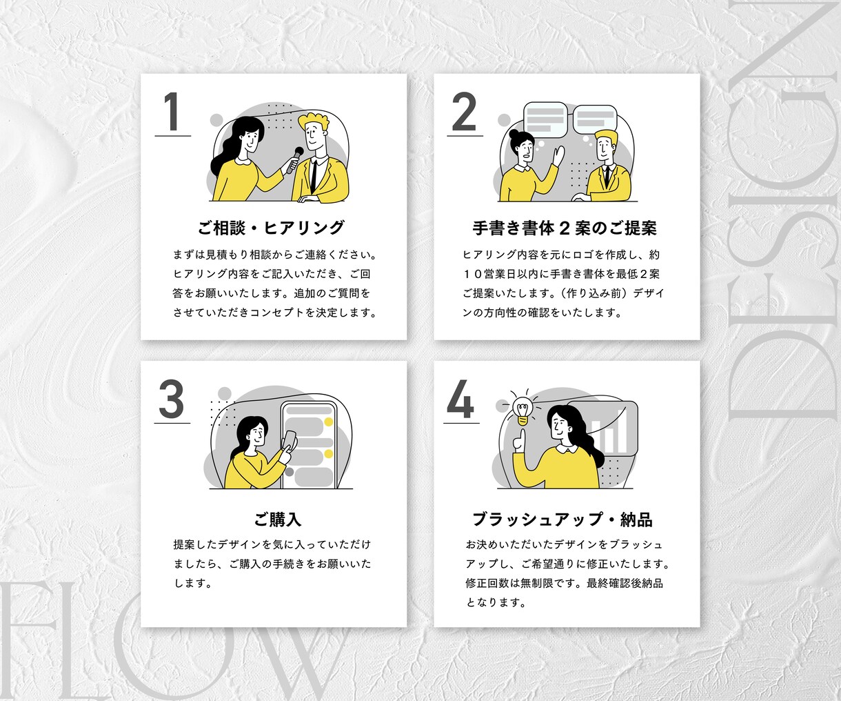 個性的で温かみあふれる手書き書体でロゴを作ります 柔らかい雰囲気の印象に残るロゴで競合との差別化を イメージ8