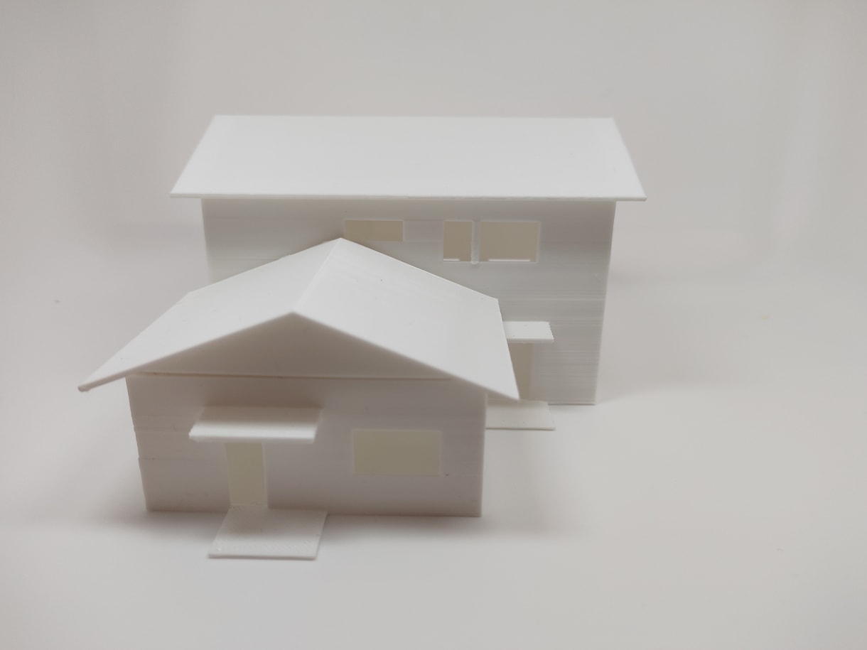 3Dプリンタで住宅の外観建築模型を作成します 3Dプリンタならではのスピード感、仕上がりをお届けします イメージ3
