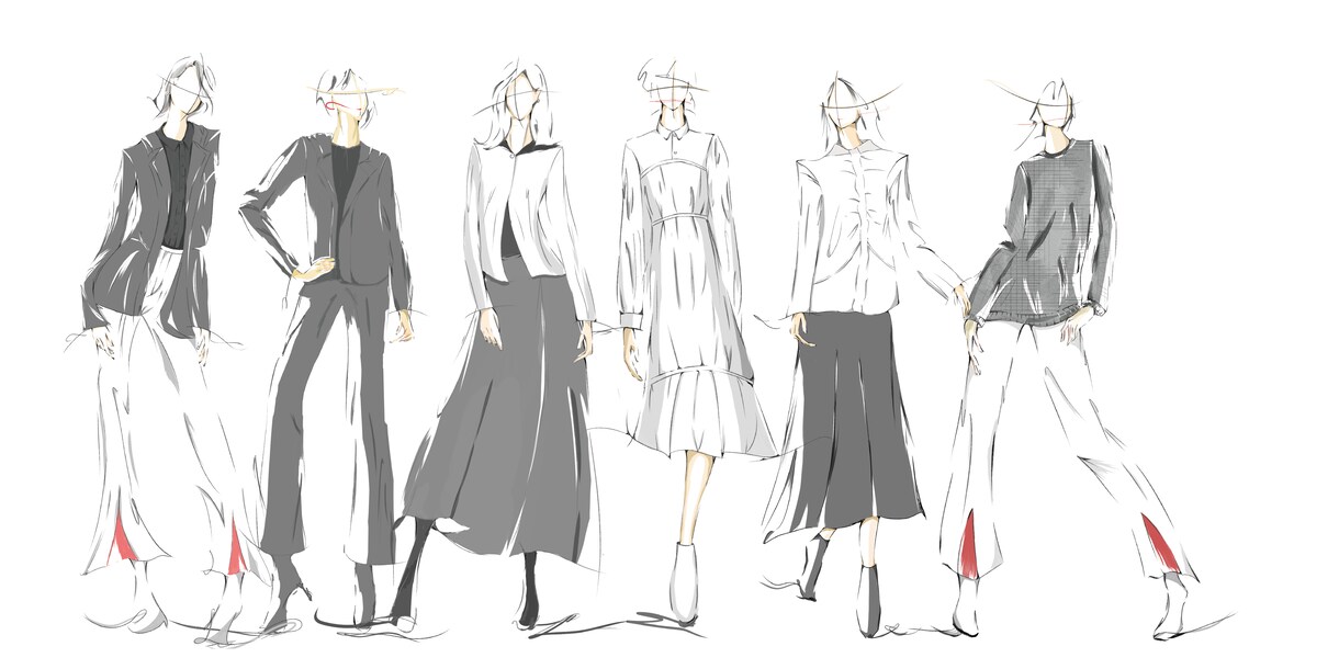 商用OK・オシャレなファッションイラスト作成します ファッションデザイナーが、服にこだわったイラスト描きます！ イメージ10