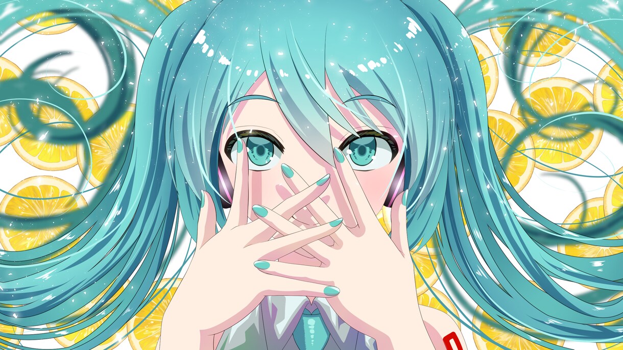 歌ってみた、YouTube等、16:9絵を描きます 音楽、動画、サムネイル、ゲーム等、16:9専用プランです！ イメージ1
