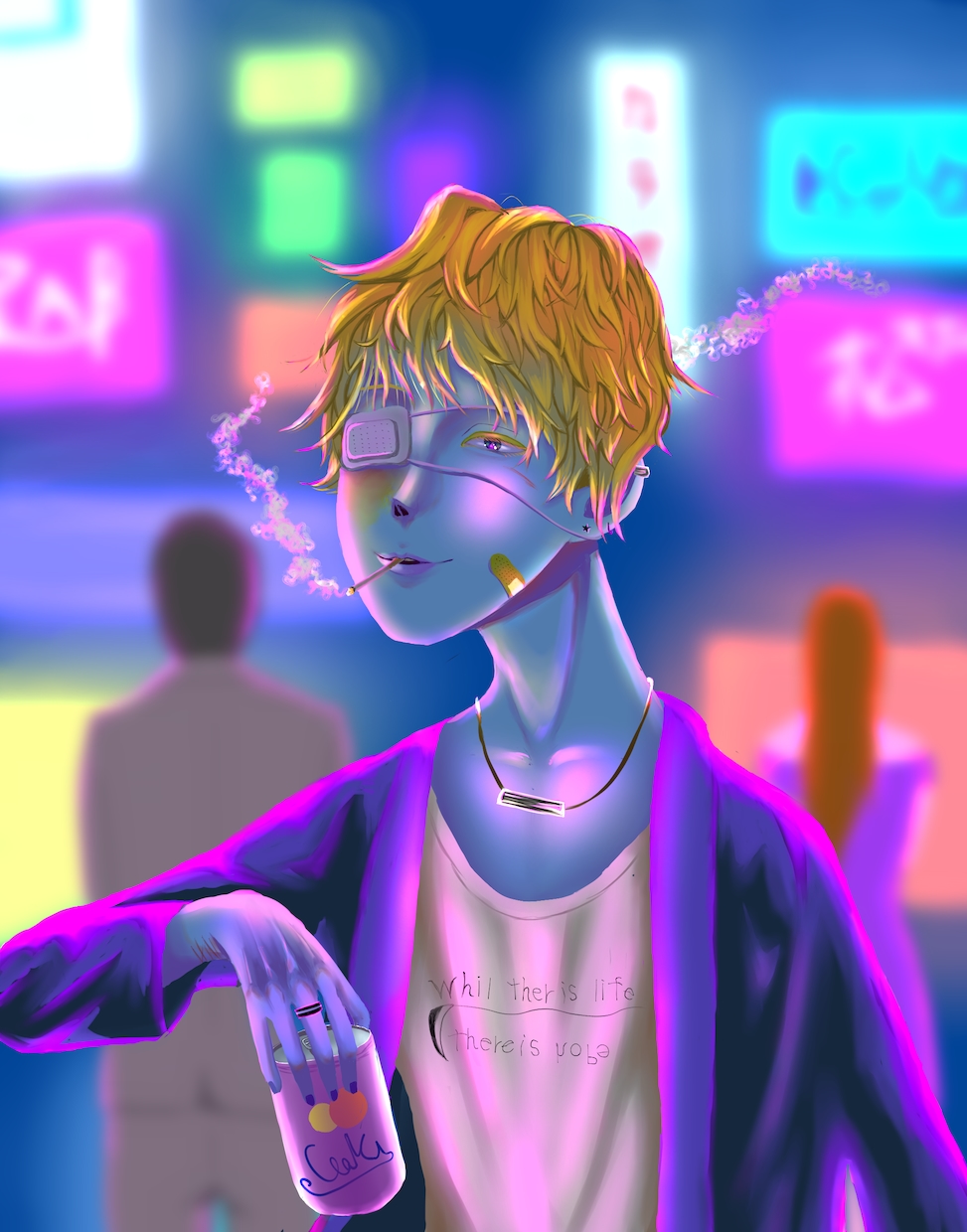独特の絵柄でイラスト作成します イラスト・キャラクター・独特の画風、世界観で表現。 イメージ4