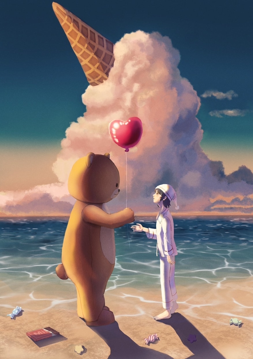 背景と人物のイラストを描きます 世界観のあるイラストを描きます イメージ1