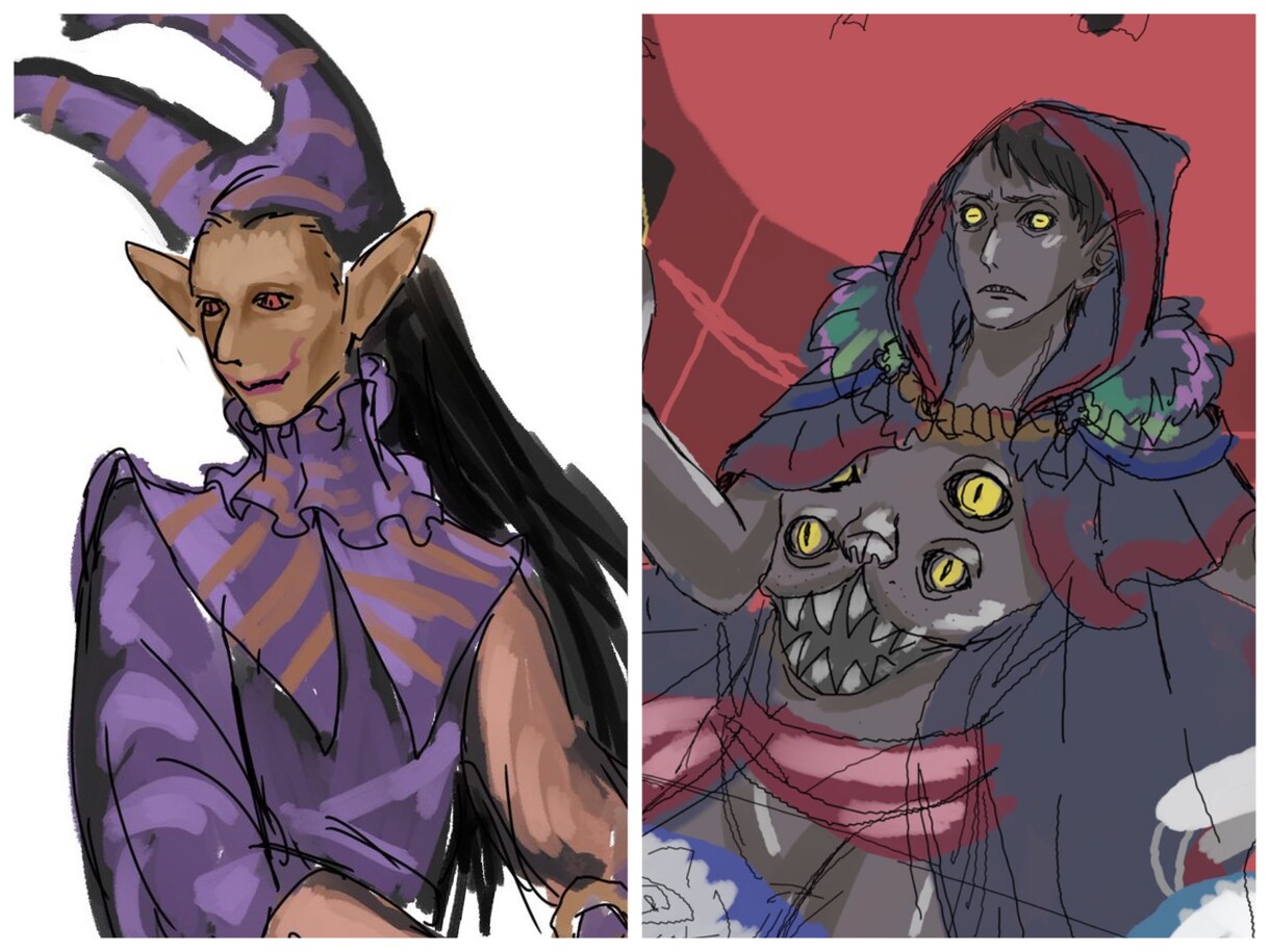 ファンタジーなイラスト(モンスター可)制作致します かわいい物から美しい雰囲気のイラストまで何でもご提供します。 イメージ7