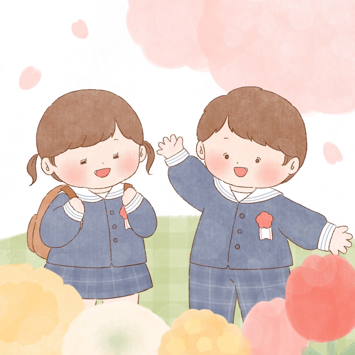 絵本のような優しくて温かい似顔絵をお描きします 心がぽかぽかになるような作品をお届け！ イメージ3