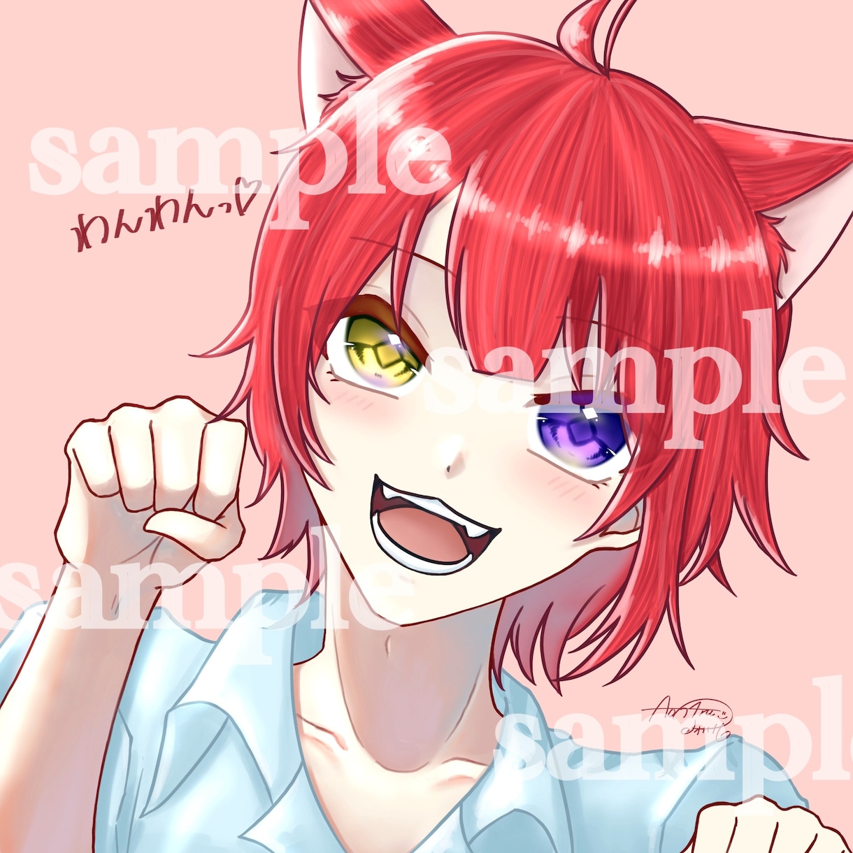 キャラクターイラスト作成します アイコンから立ち絵まで、安価なサービスをご提供します！ イメージ3