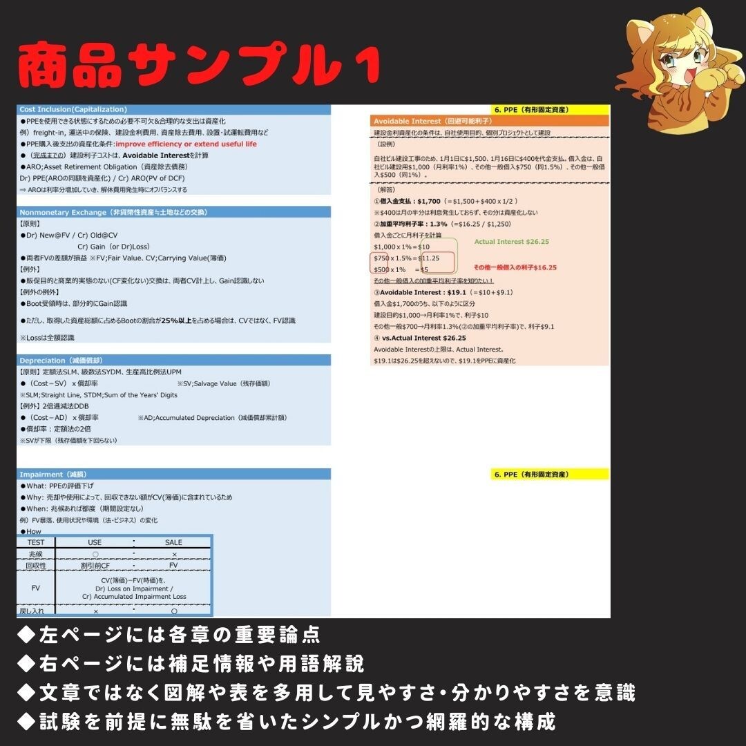 USCPA合格者がFAR攻略ノートを販売します 7ヶ月でUSCPA全科目合格のノウハウを凝縮した完全攻略本 イメージ5