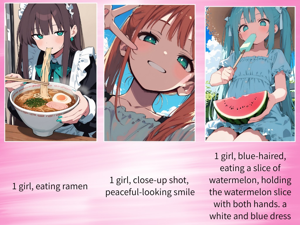 実績10件まで特別価格 画像LoRA作成代行します 思い通りのキャラ・画風固定 アニメ調・リアル調両方できます イメージ4
