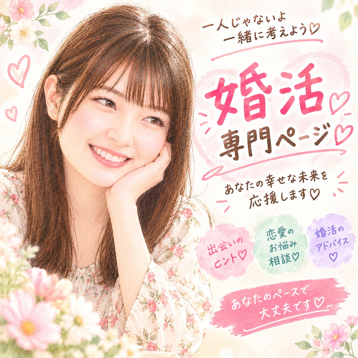 1年以内の結婚を目指す方へ♡一緒に作戦会議します アプリ婚をした私が、何でも聞きます♡お任せください♪ イメージ1