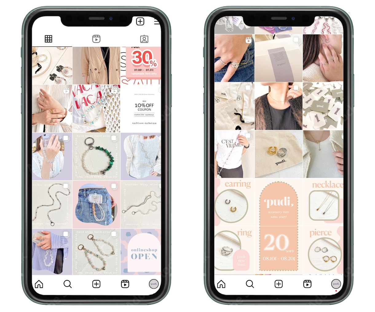 Instagramの投稿画像を制作します 1投稿10枚まで同料金で制作します イメージ6