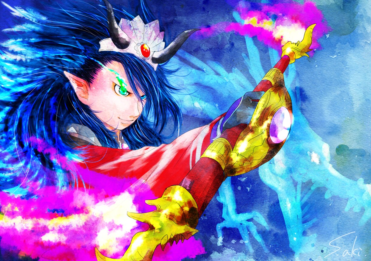 イラスト(一枚絵)描きます 水彩風厚塗りで版権からオリジナルまで イメージ4
