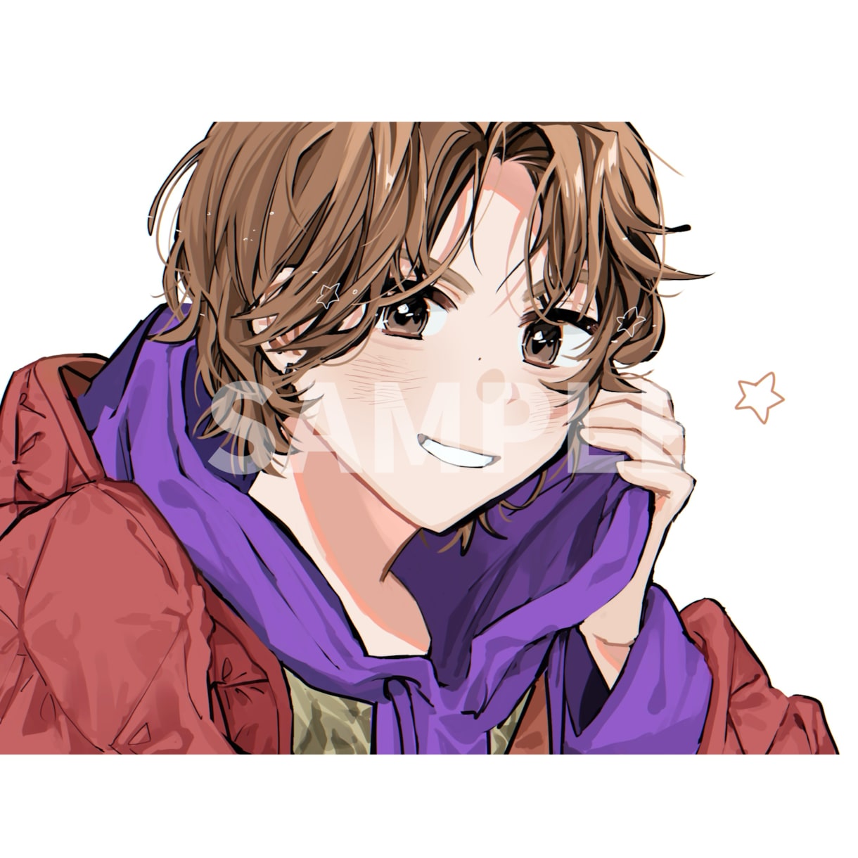 SNSアイコンなどのイラスト描きます アイコン/サムネ/立ち絵/ポスト用/鑑賞用 など イメージ1
