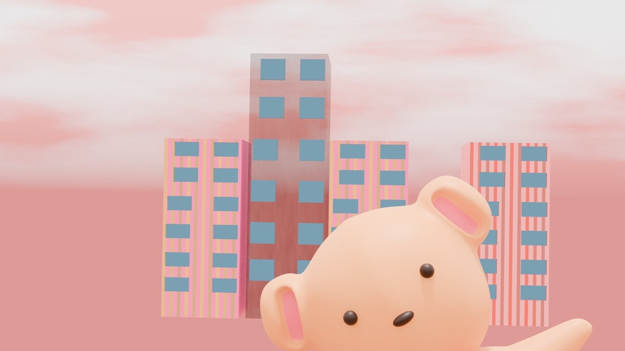 blenderでクマのキャラクターを作成します クマならお任せ！初心者ですが頑張ります！ イメージ2