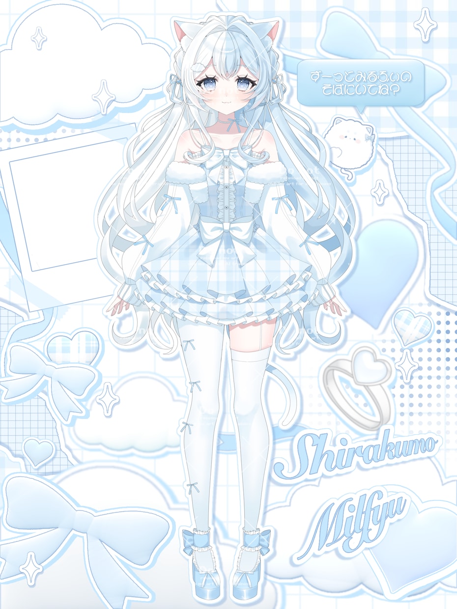 ふんわり可愛い立ち絵を制作します 配信で愛される、とびきり可愛いあなたを一緒に作ります！ イメージ1