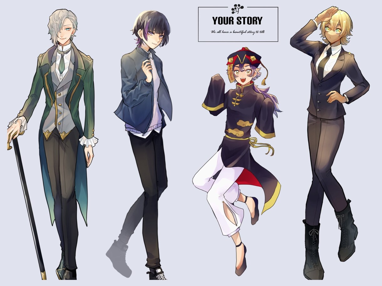 TRPGやゲームなどの立ち絵をお描きします 自分だけの立ち絵で特別なゲームを イメージ3