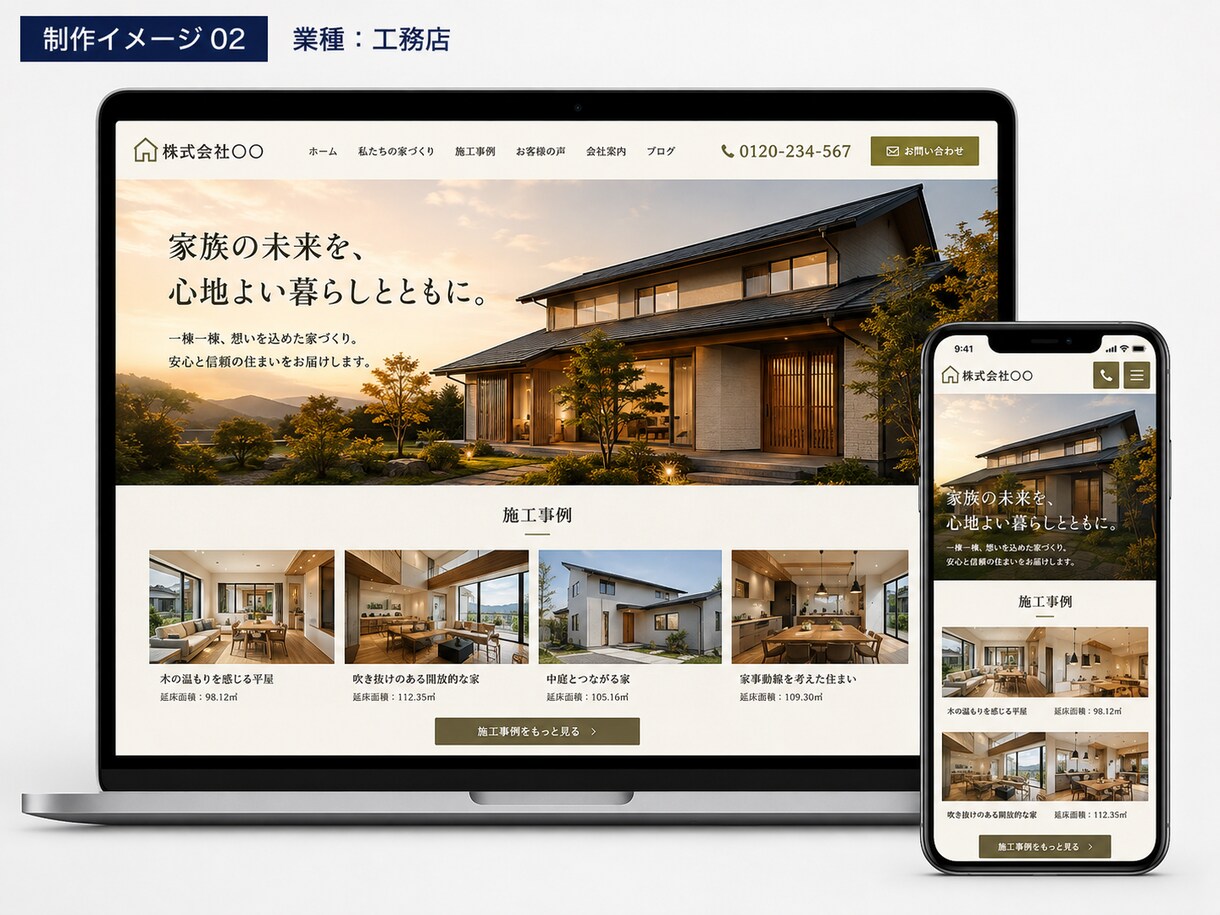 建設業10年×Web業界10年が集客HP作ります 【丸投げOK】現場を知る本人が作る、問い合わせにつながるHP イメージ3