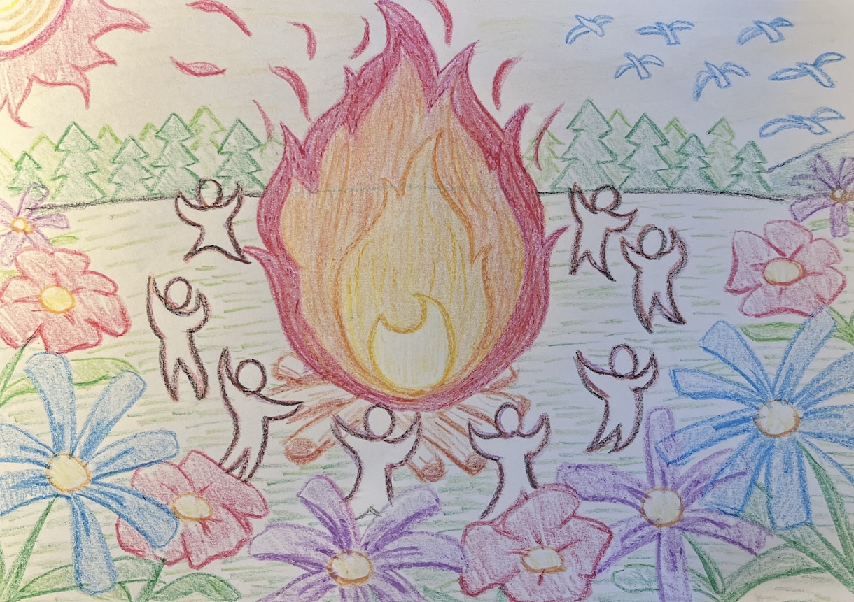 アートセラピーで自己治癒力upします 自分の作品(風景画)を描いて今の心と体を見つめてみませんか イメージ6