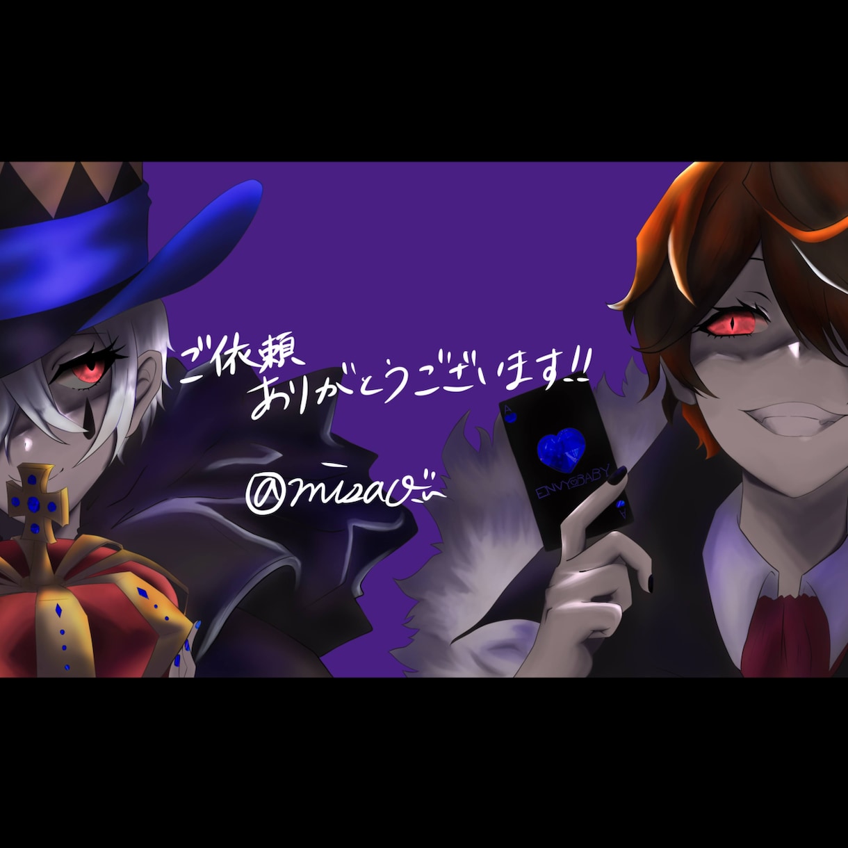 MV用イラスト描きます うたってみたなどMV用に。金額内で背景透過までいたします。 イメージ9