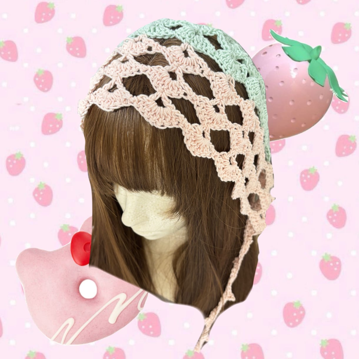 ヘアアクセ、小物、なんでも編みます これからの季節、自分だけの可愛いほしくないですか？♡ イメージ7