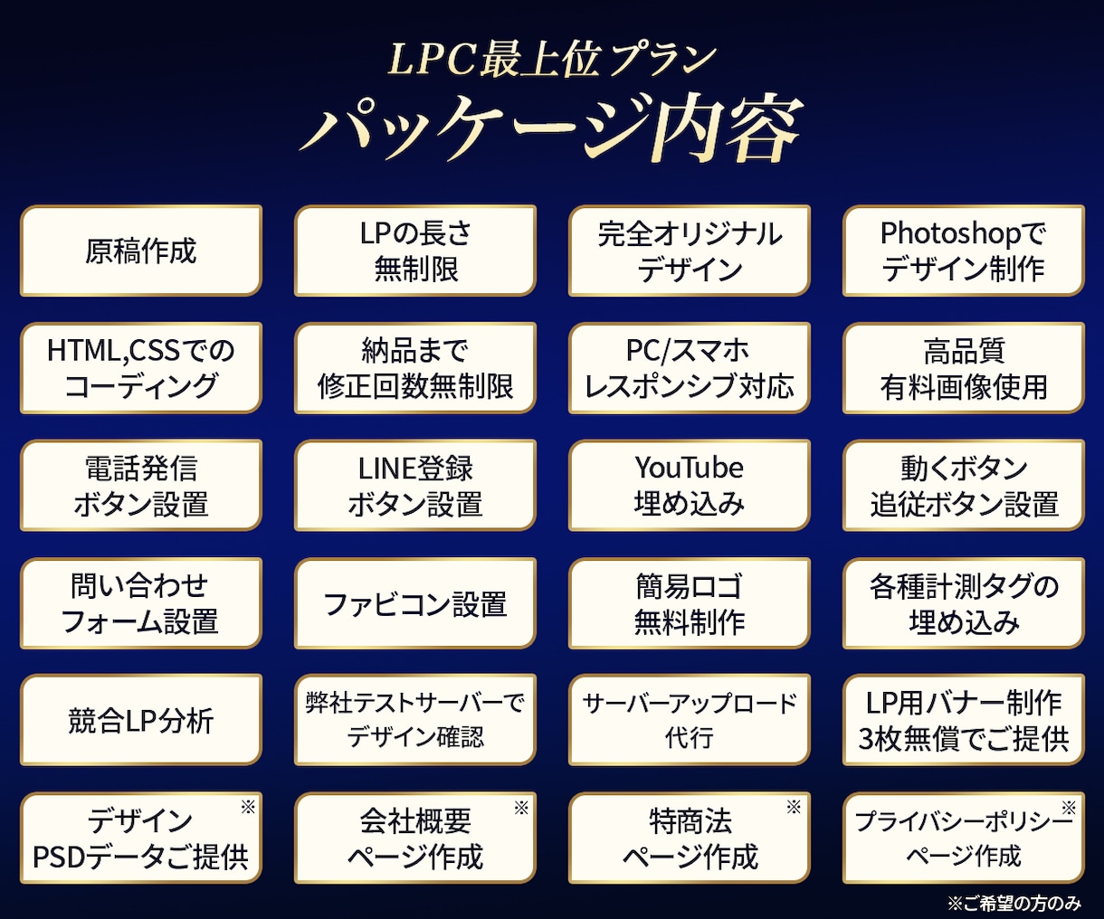 初心者の方大歓迎 LP制作 原稿～まるっと作ります 忖度なしのご提案で成果の上がるLPを丸投げ制作いたします。 イメージ3