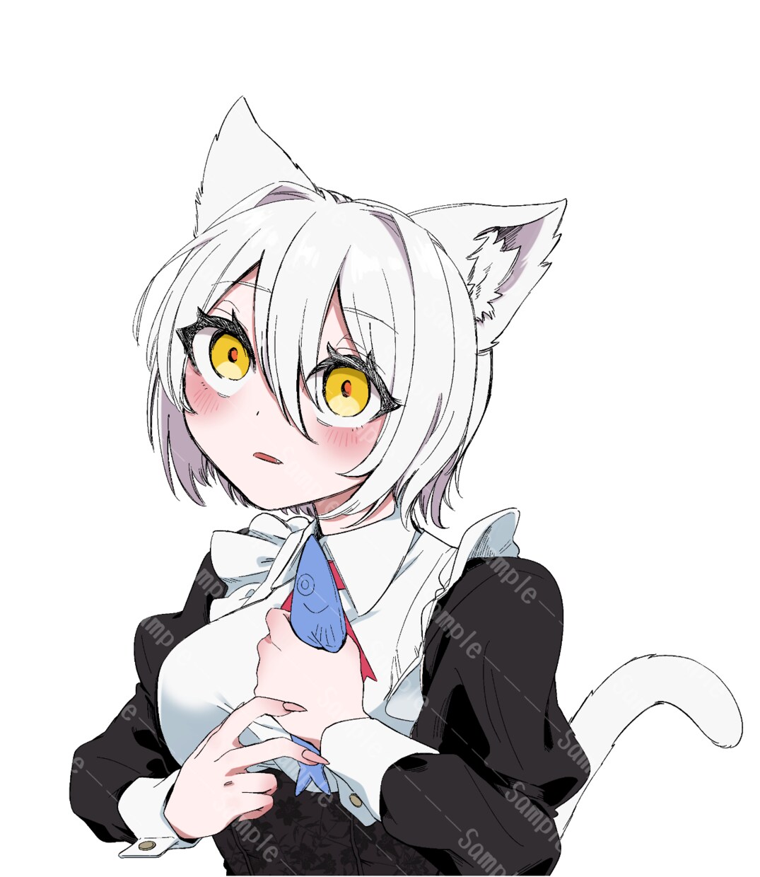 動画配信用素材、サムネ絵素材などを描きます 背景無しのキャラクター絵、イラスト素材のご依頼を承ります イメージ5