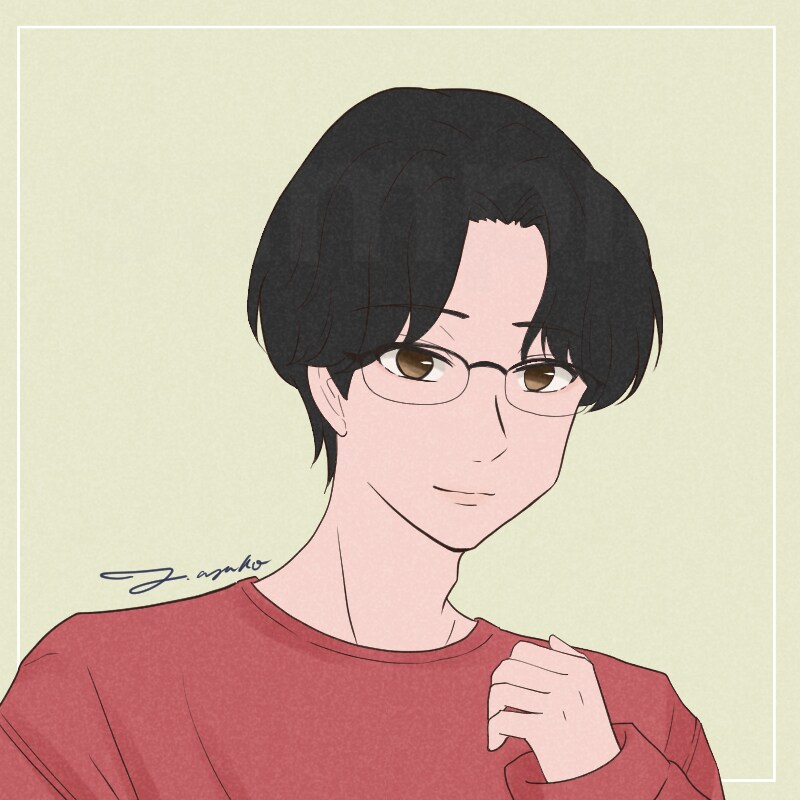 お仕事向けシンプルな似顔絵アイコン描きます お仕事で使えるシンプルでおしゃれなアイコンをお求めの方へ イメージ1