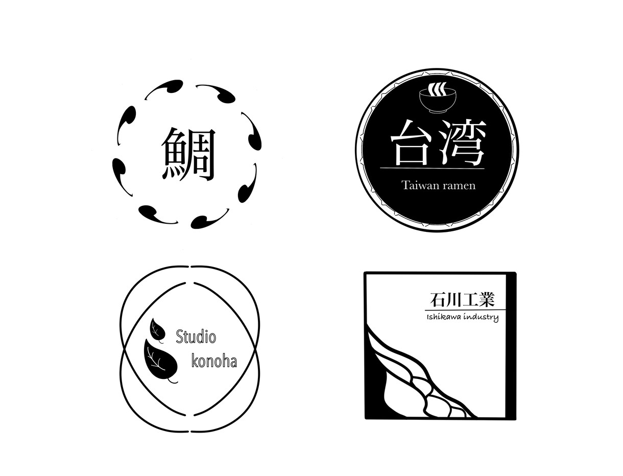 シンプルでモダンなロゴ制作を致します 丁寧、迅速な対応で納品します。 イメージ1