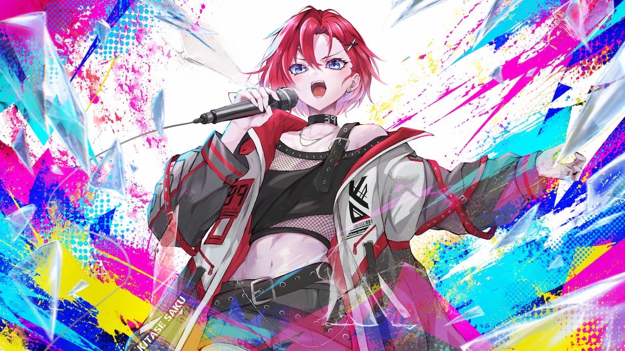 個性のある目イラスト描きます SNS用・一枚絵・サムネイル・グッズ用など幅広く承ります イメージ1
