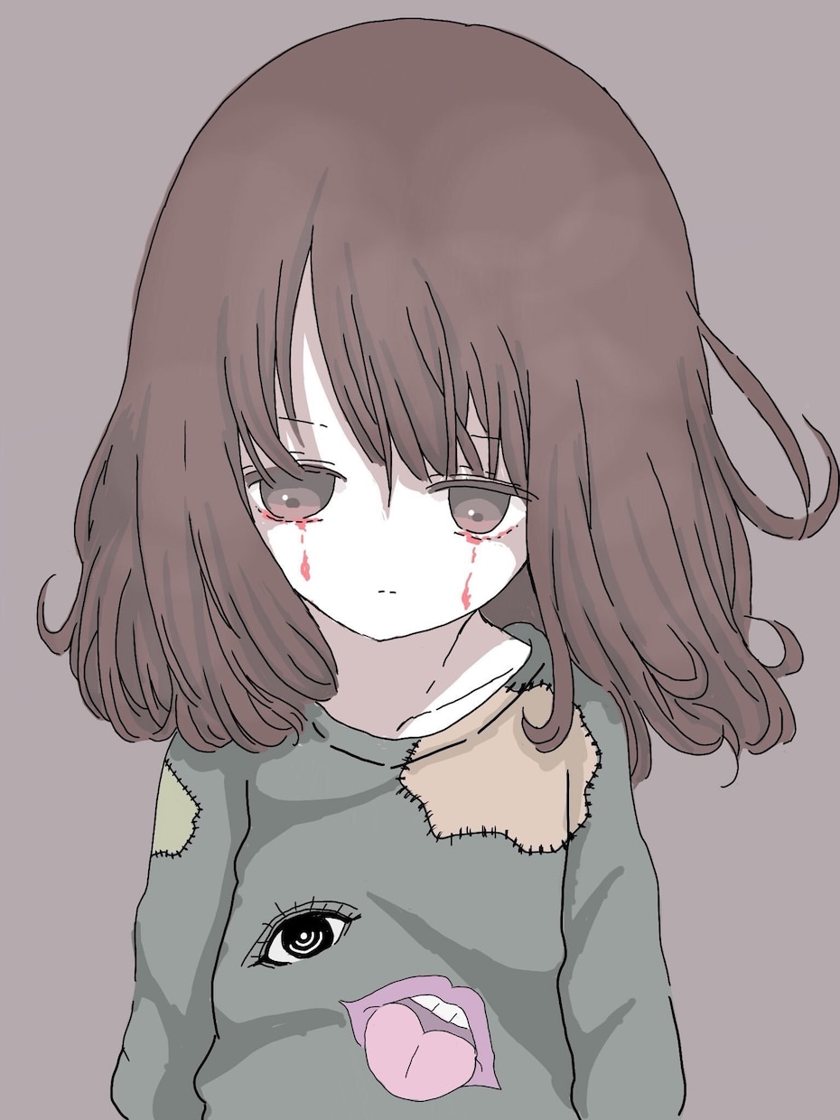 ぬいぐるみ抱いてる女の子描いてまます iPadで書いています。アナログも書きます。 イメージ5