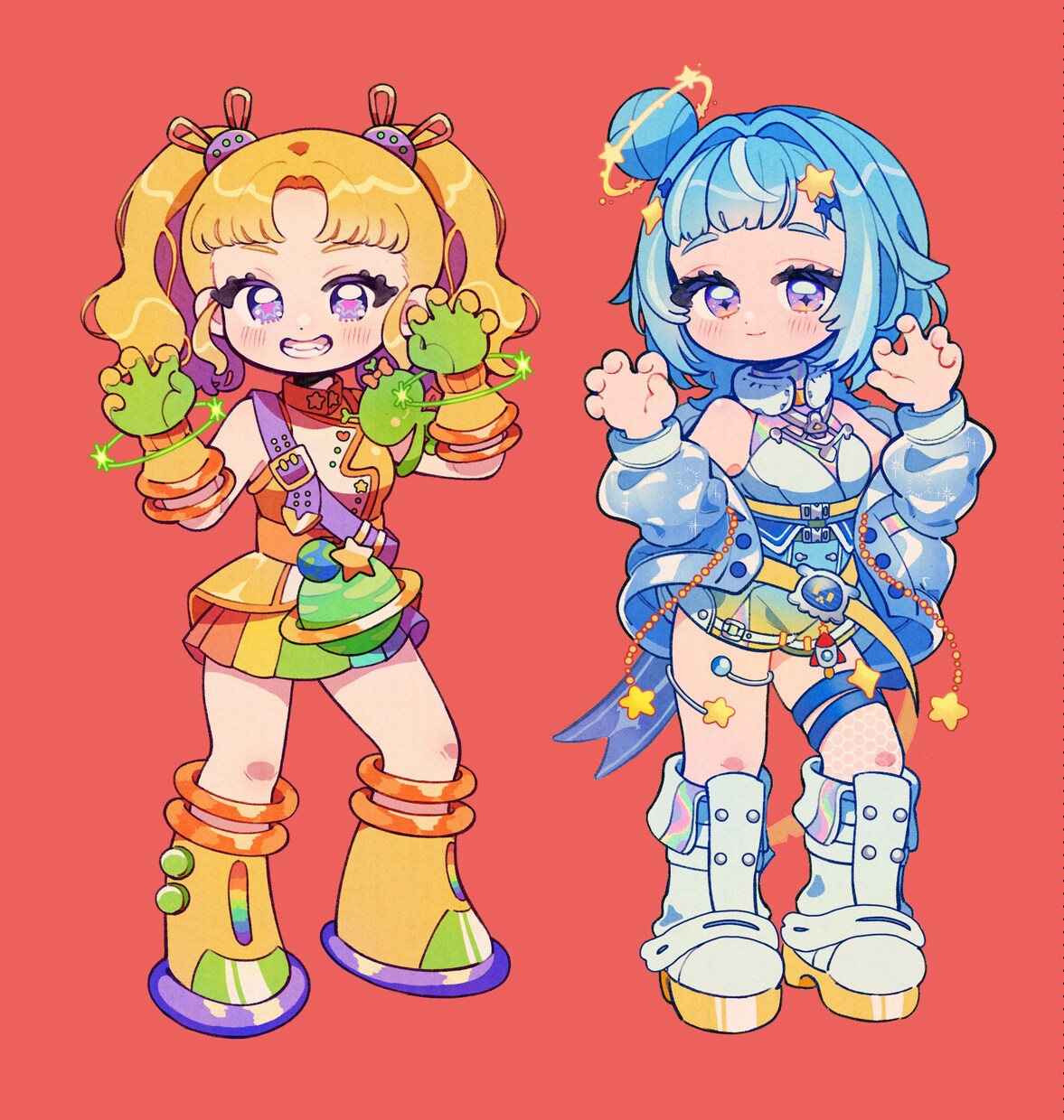 色鮮やかなイラスト描きます SNSや個人観賞用、TRPGなどに イメージ7