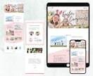 訴求力、抜群！なHP制作します プロのWEBデザイナーが女性目線で制作します イメージ2