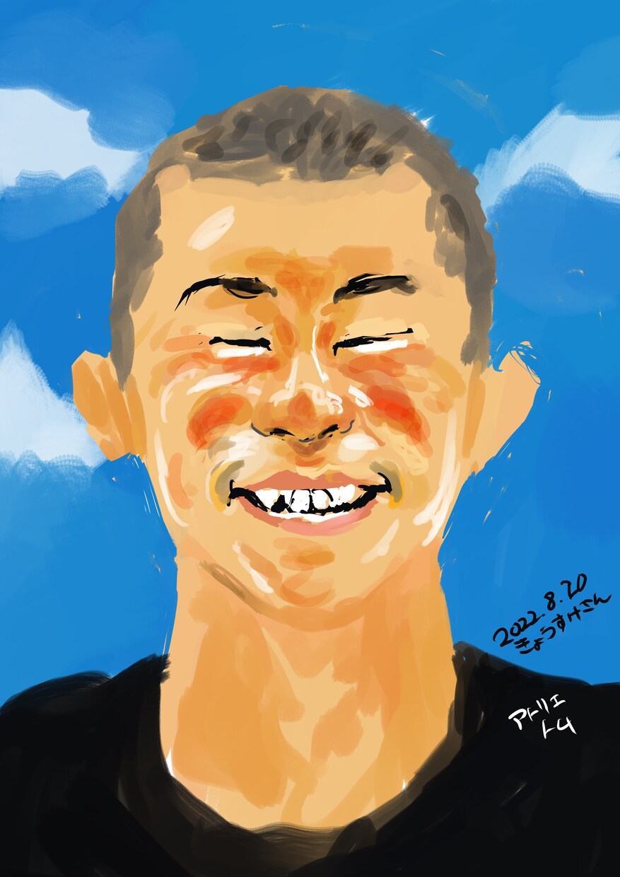 そっくりなデジタル似顔絵作成します ストリート似顔絵師がそっくりの似顔絵を描きます！ イメージ8