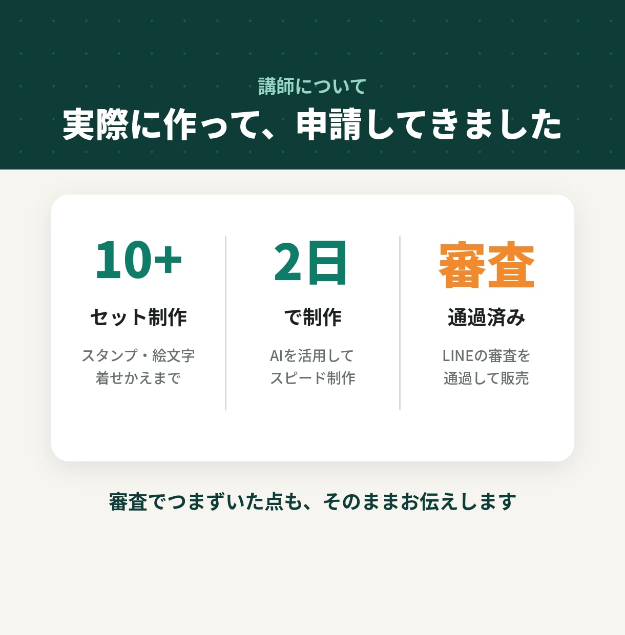 AIでLINEスタンプの作り方教えます 未経験から始めるAI副業。90分で申請まで伴走します イメージ4