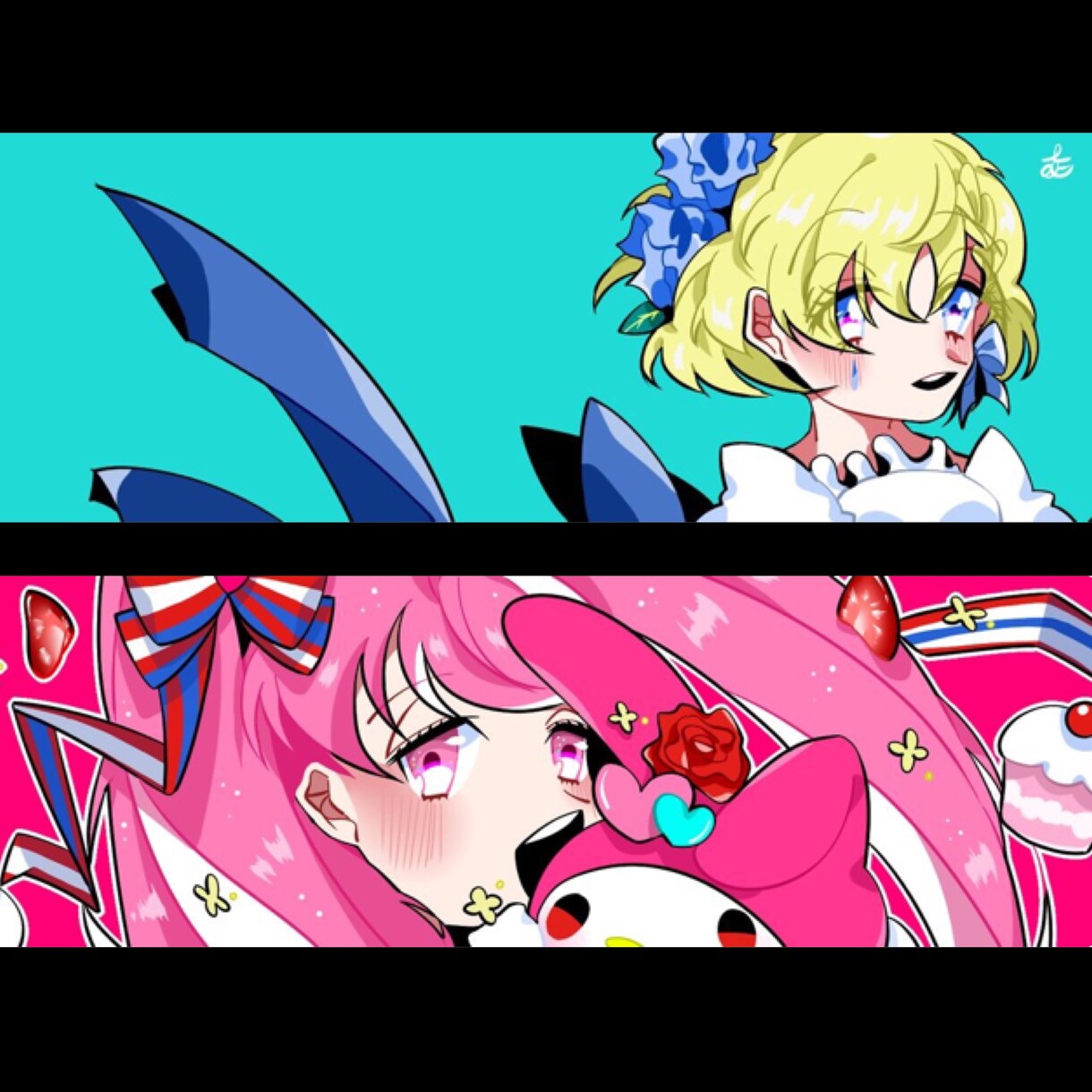 SNS用アイコン、ヘッダ描きます SNSで映える、色鮮やかでポップな絵に仕上げます！ イメージ2
