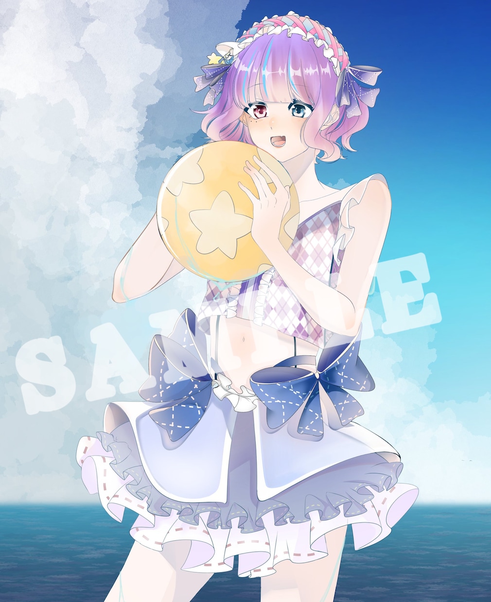 きらきらとした可愛い女の子描きます 可愛い女の子やカッコイイ女の子なんでもお任せください イメージ1
