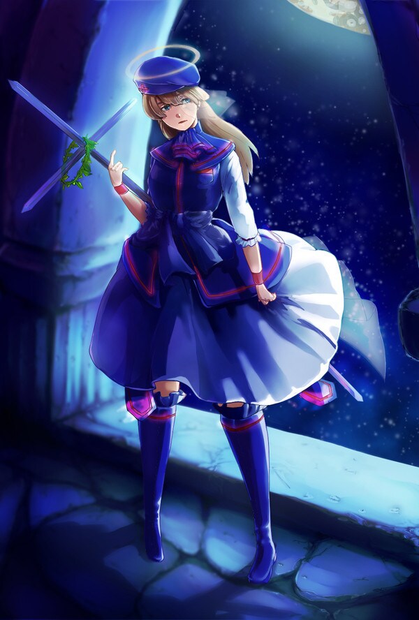 二次創作デジタルイラストで女の子を描きます オリキャライメージ画像やiPhone背景やSNSのアイコンに イメージ3