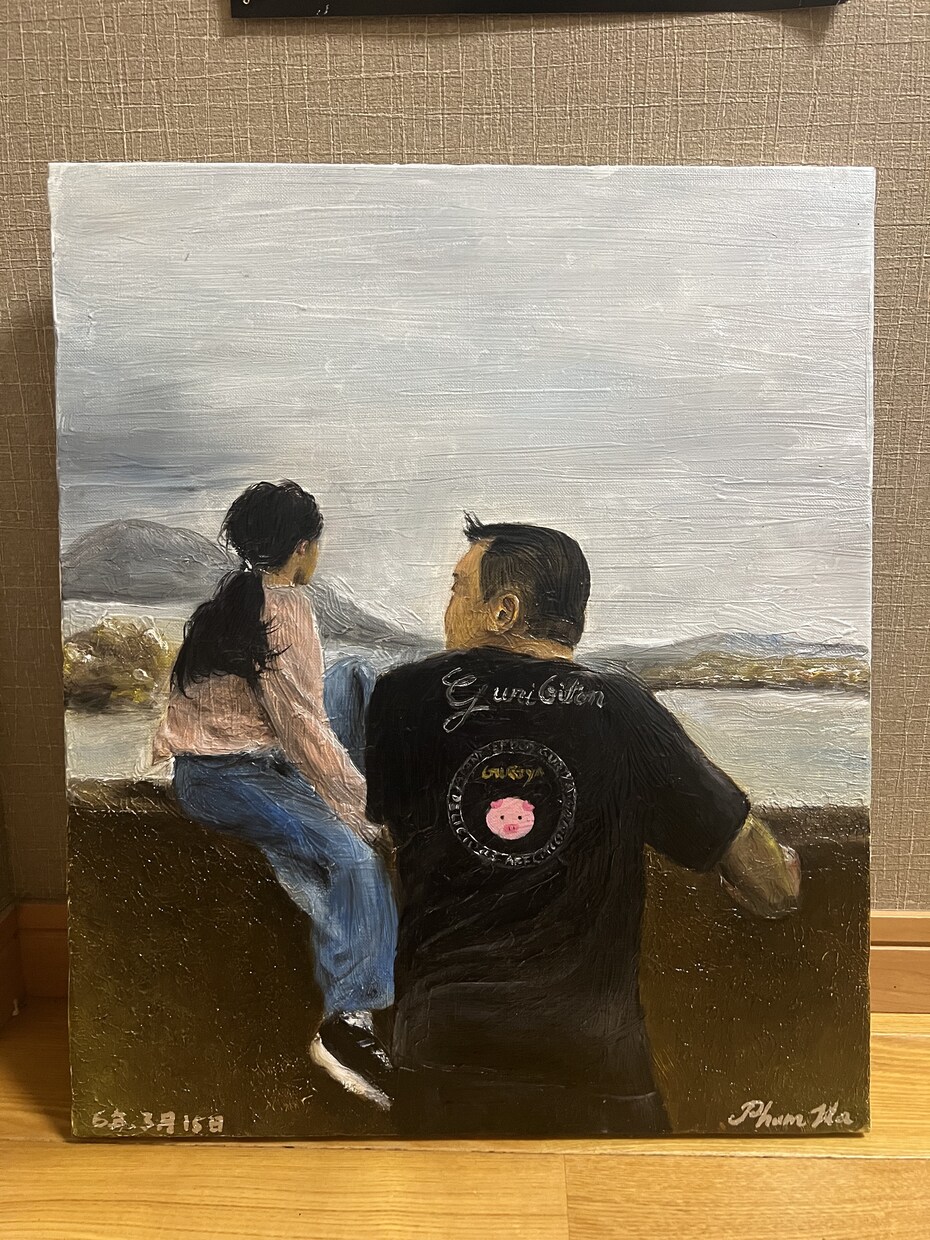 油絵→ペット・風景・肖像画 オーダーメイドします 心を込めて描くオーダーメイド油絵。大切な瞬間をキャンバスに. イメージ8