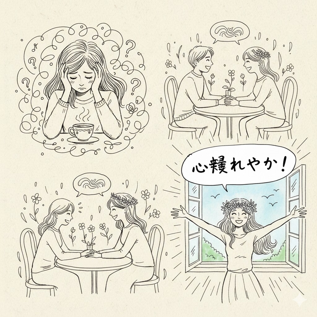心のモヤモヤを整理して前に進むための相談を受けます このままで人生終わりたくないと考える20～40代会社員の方へ イメージ1
