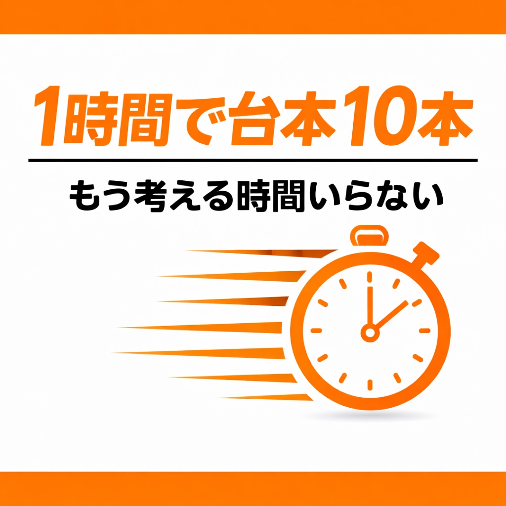 生成AIでショート台本量産します 現役YouTuber監修 ショート台本量産 イメージ2