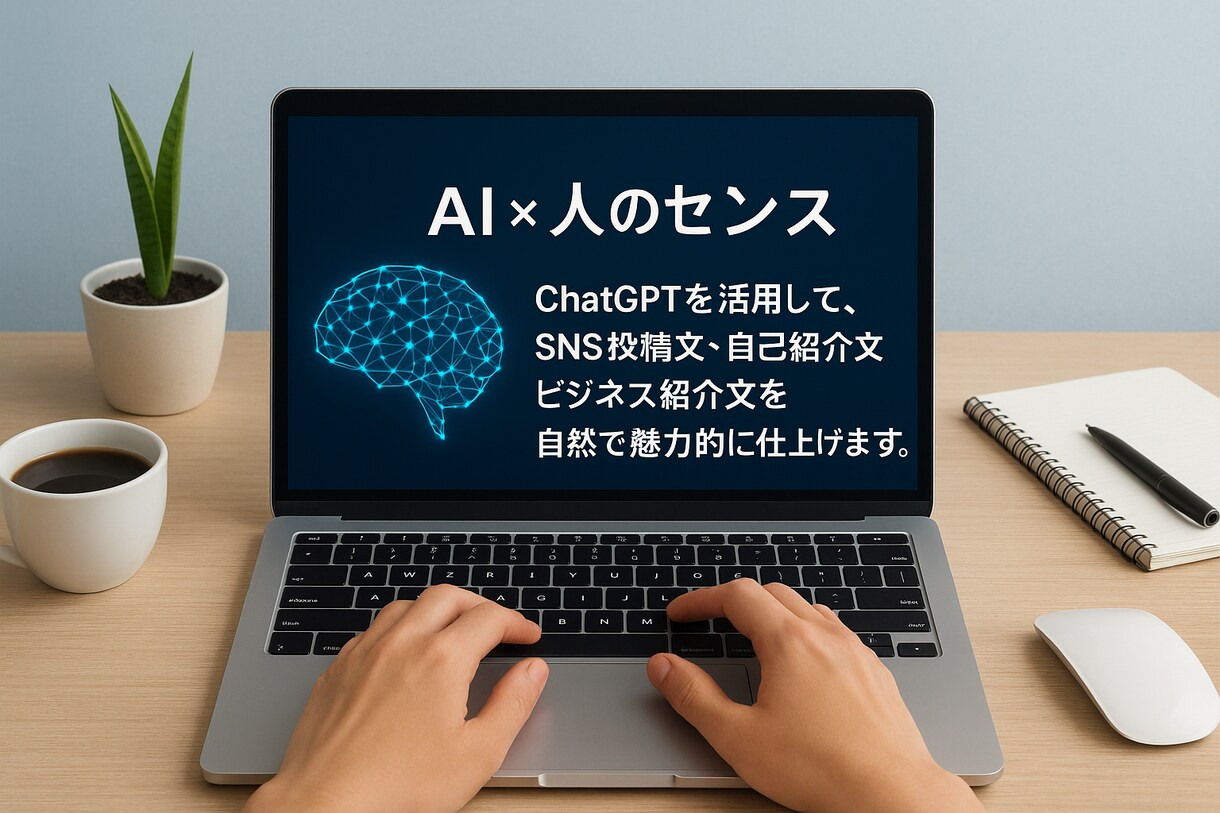 AI活用！SNS投稿文などを自然に作成します AI×人の力で“伝わる文章”をスピーディーにお届け。 イメージ2