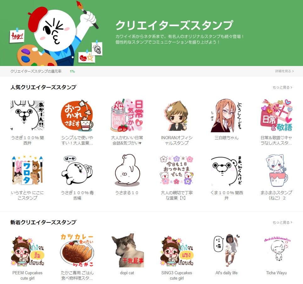 LINEスタンプのデータ作成します ご提供いただいた写真やイラストを使って８個から作成します。 イメージ1